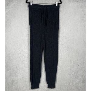 Paradis Perdus Knit Pants Womens Medium Gray Joggers Knitted Casual Loungewear